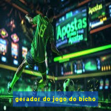 gerador do jogo do bicho